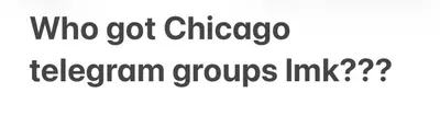 Who got Chicago telegram groups? cover image