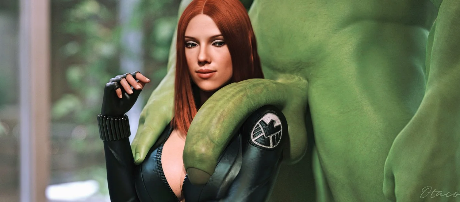 [Marvel] The Hulk fucks Black Widow image 3