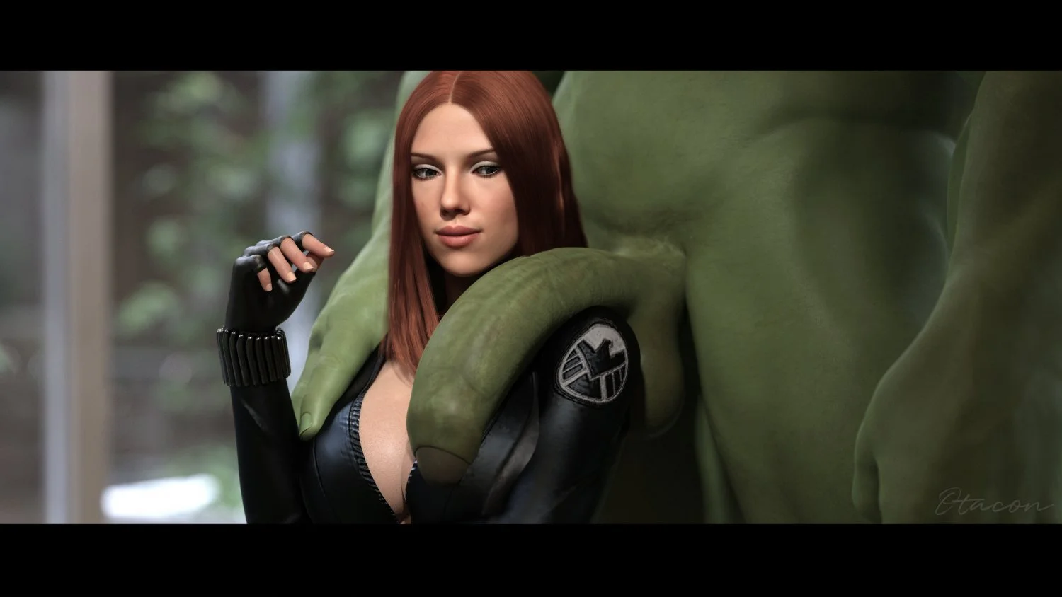[Marvel] The Hulk fucks Black Widow image 4