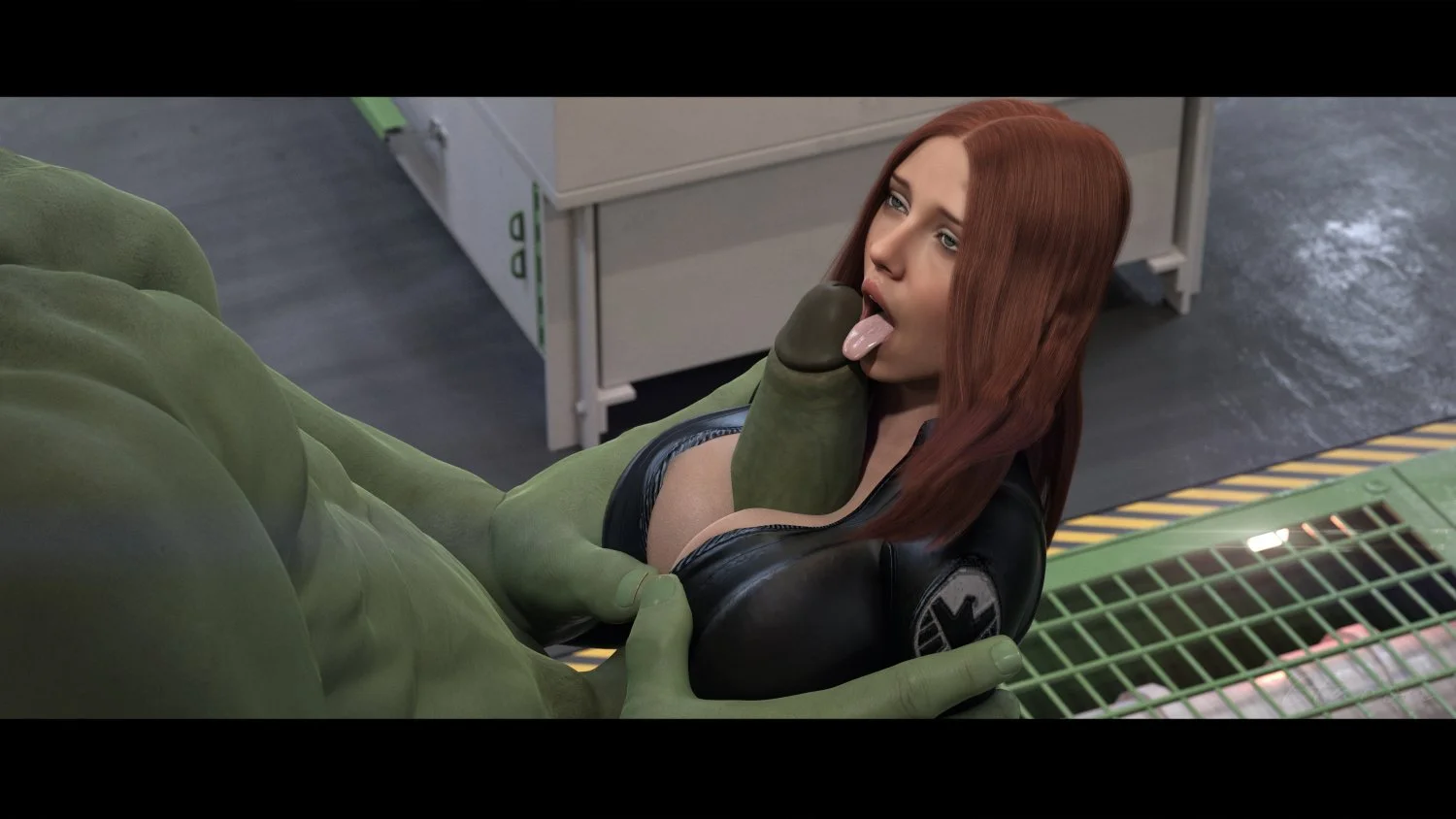 [Marvel] The Hulk fucks Black Widow image 5