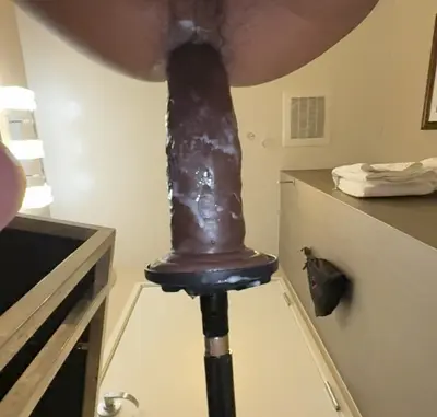 Fucking my ass with a bbc dildo to train for big cocks cover image