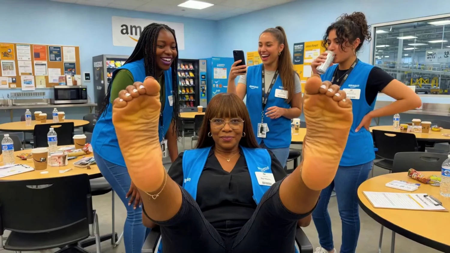 Breakroom Foot Worship image 3