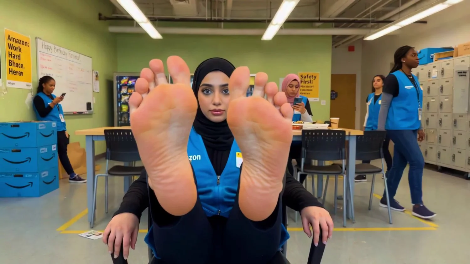 Breakroom Foot Worship image 5