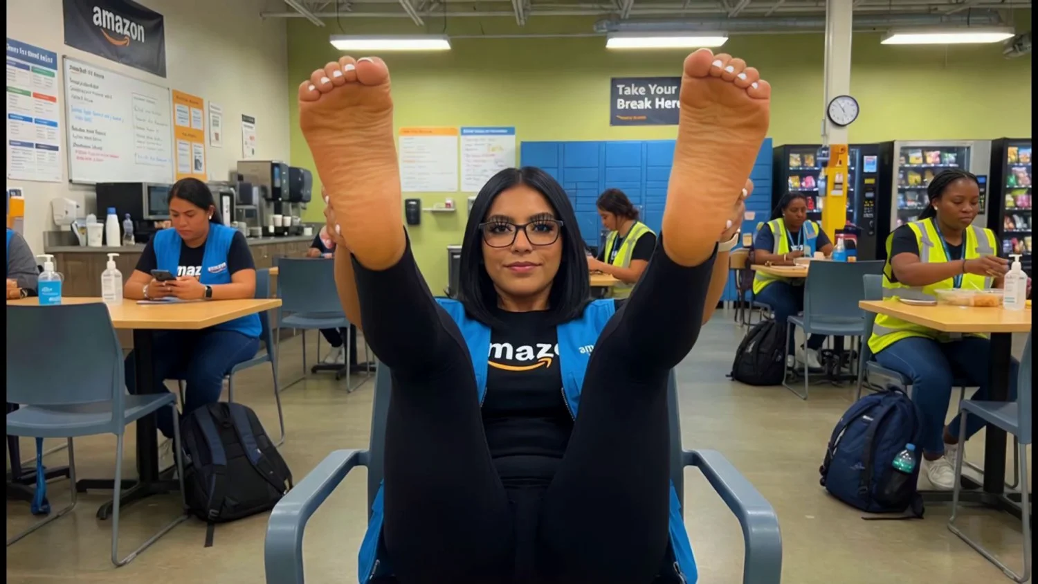 Breakroom Foot Worship image 6