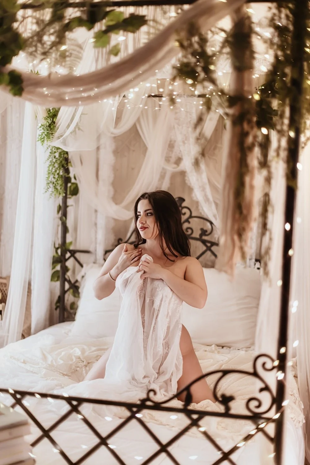 Yummy brunette boudoir image 35