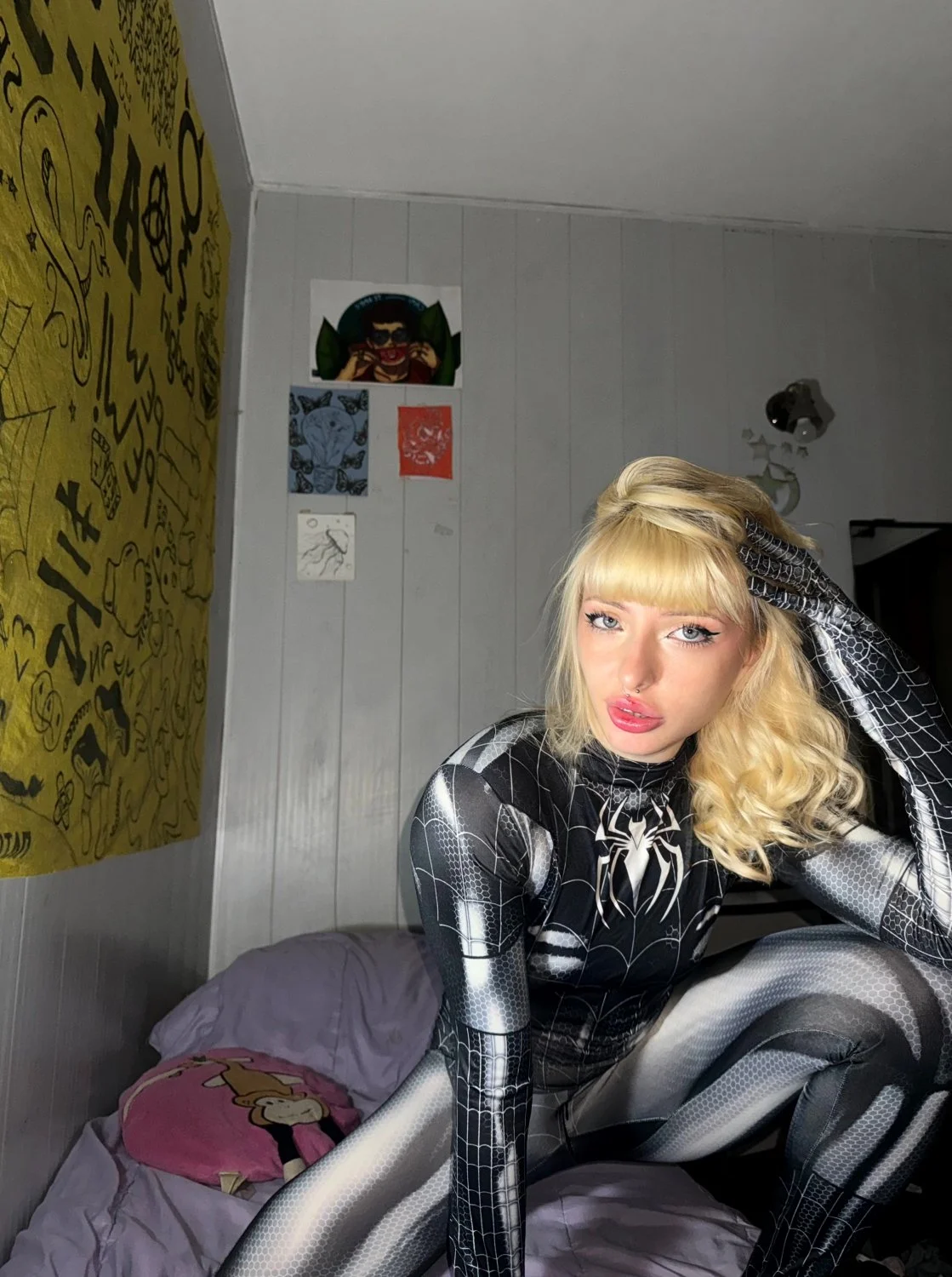 This spider woman throws web somewhere else image 2