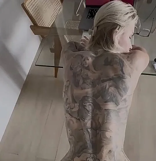 Tattooed german slut gets anal creampie main image