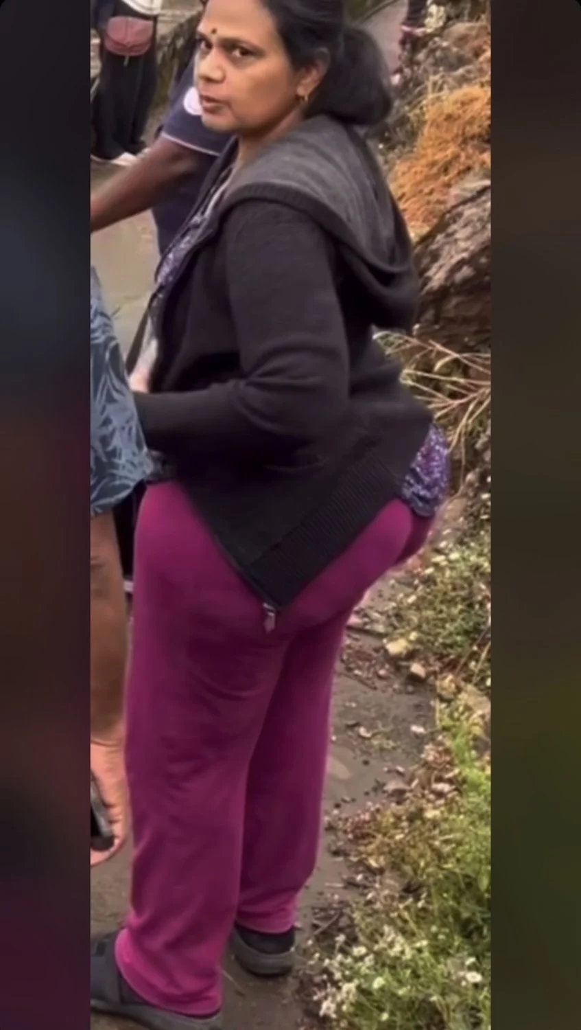 fat booty indian auntie caught image 2