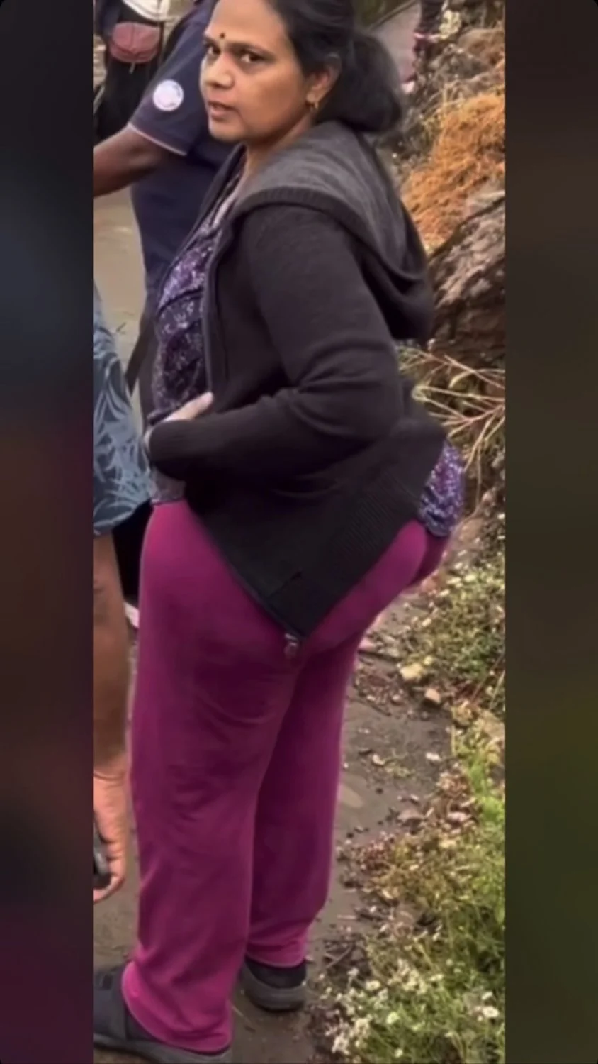 fat booty indian auntie caught image 3