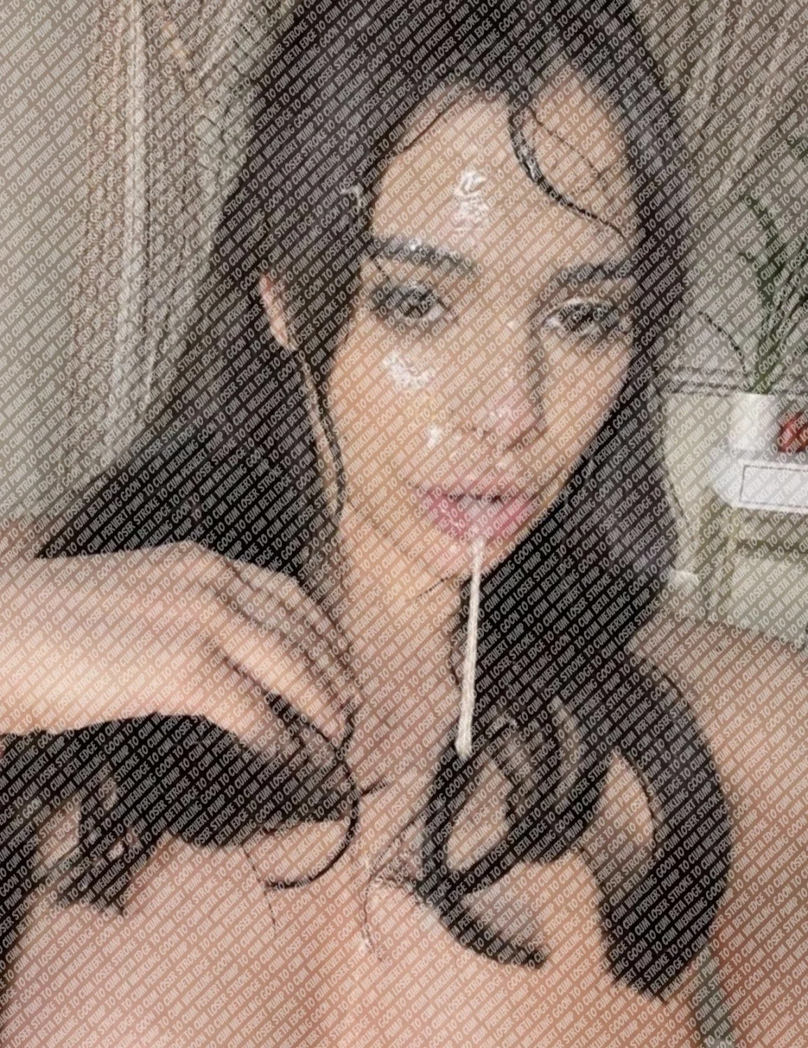 Cum eat your cum you beta loser gooner kik illfuckyourwife345 for custom edits image 4