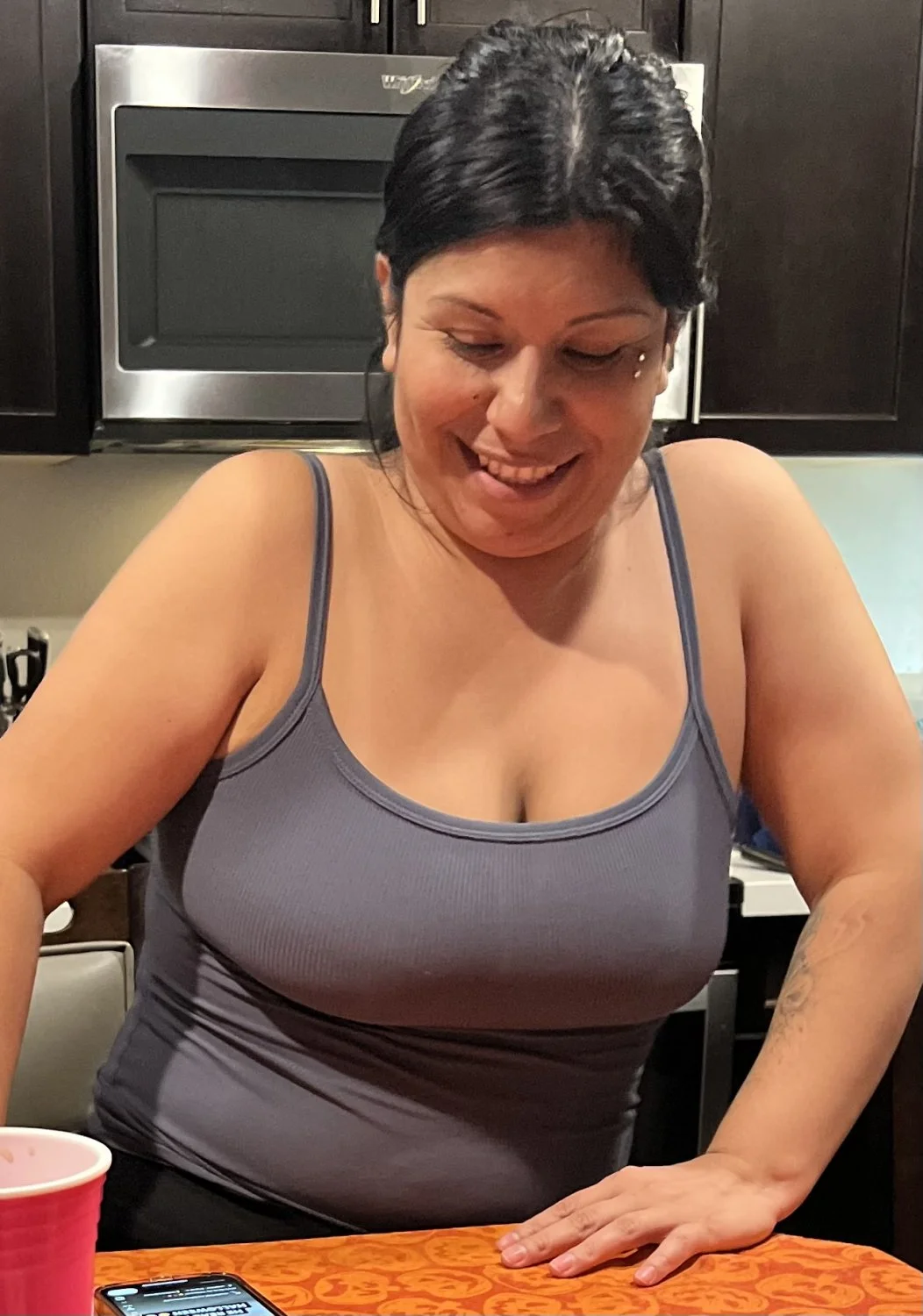 Creeping on my Latina sister image 15