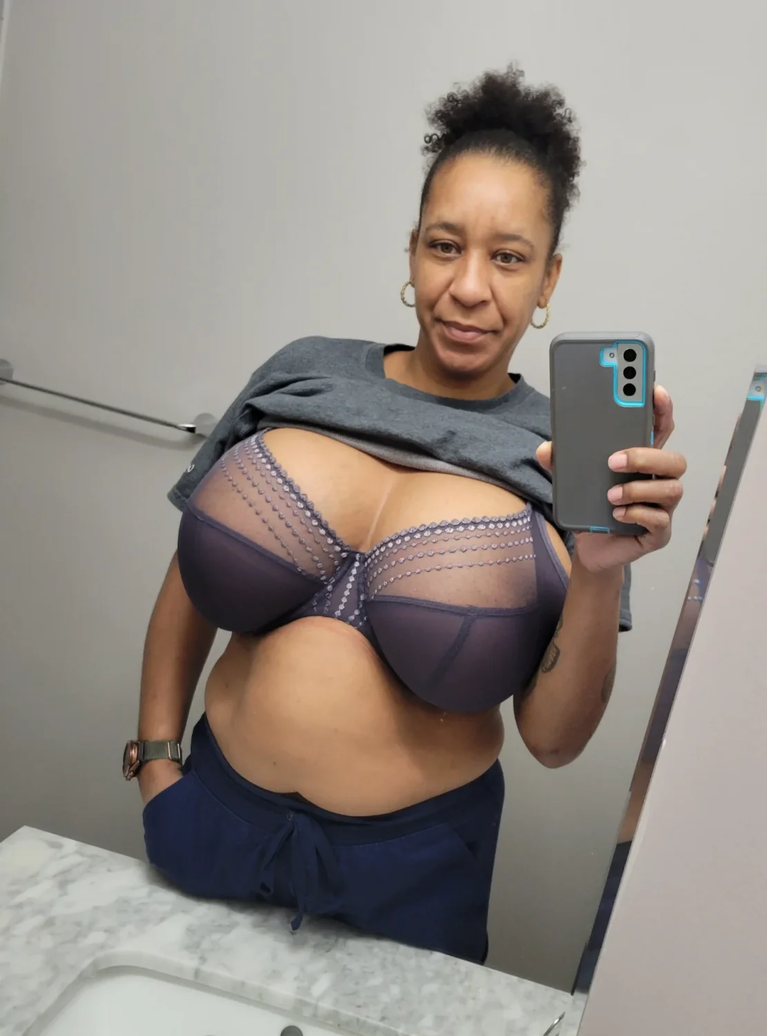 Big Titty Lightskin Nurse Milf image 13