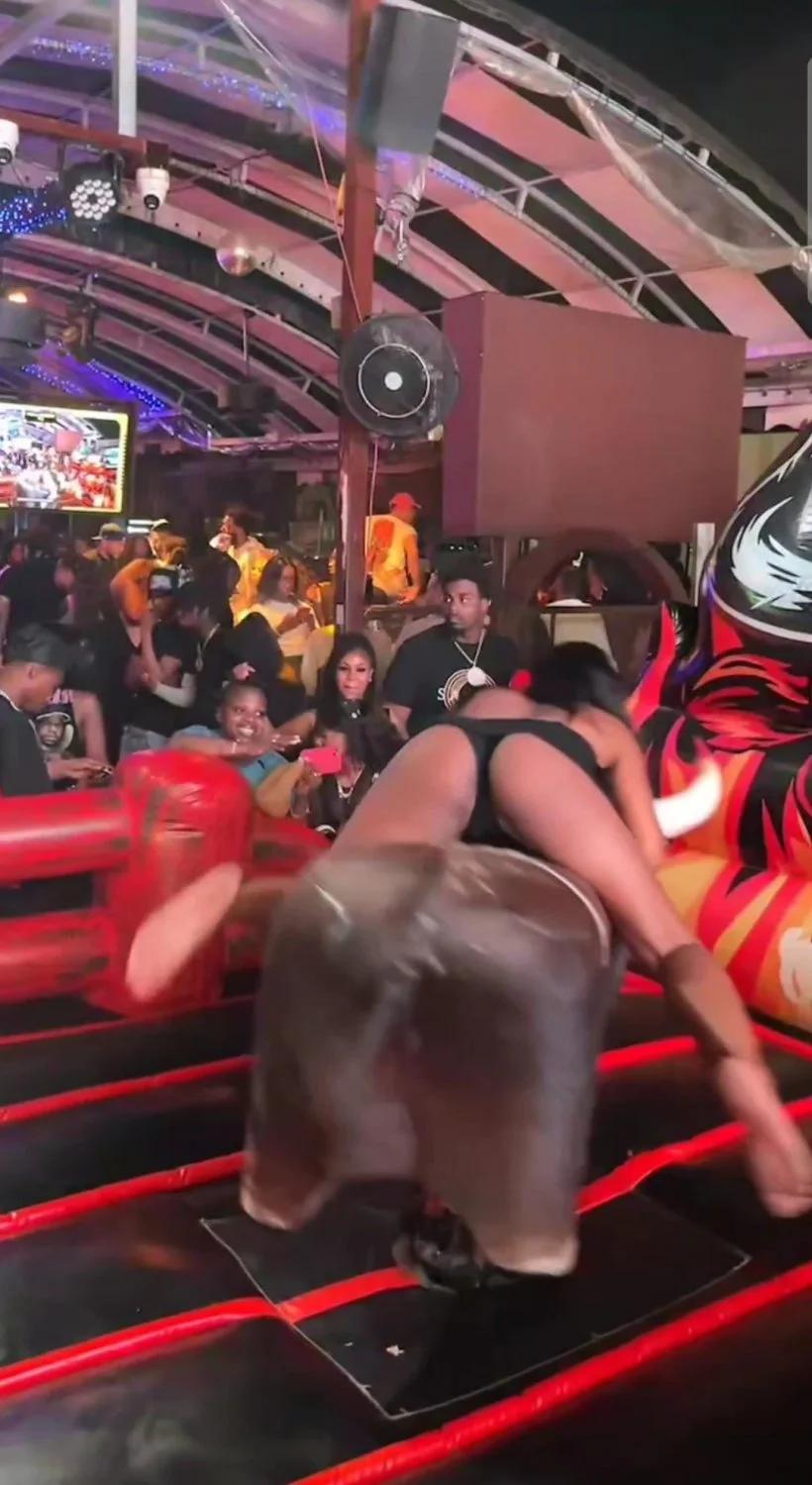 Houston club thots riding bull pt.3 shakin ASS main image