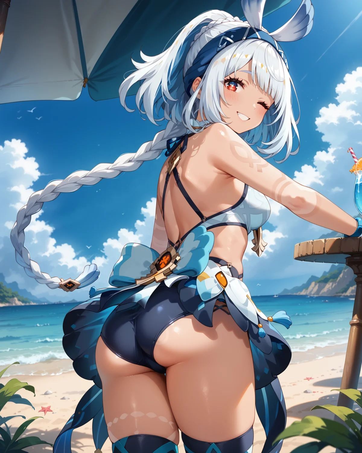 Mualani [Fucked On Beach] - Genshin Impact image 10