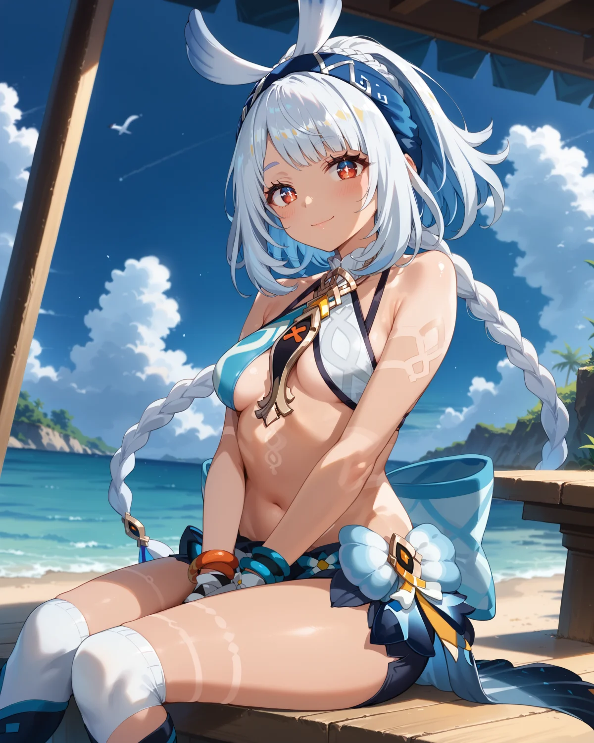 Mualani [Fucked On Beach] - Genshin Impact image 17