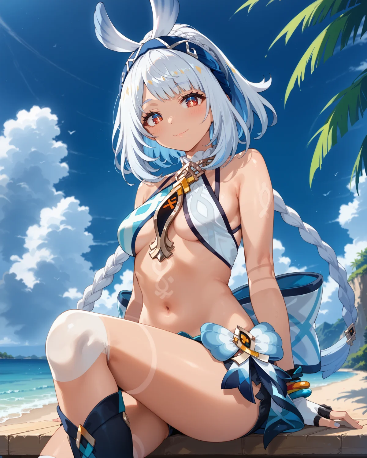 Mualani [Fucked On Beach] - Genshin Impact image 25