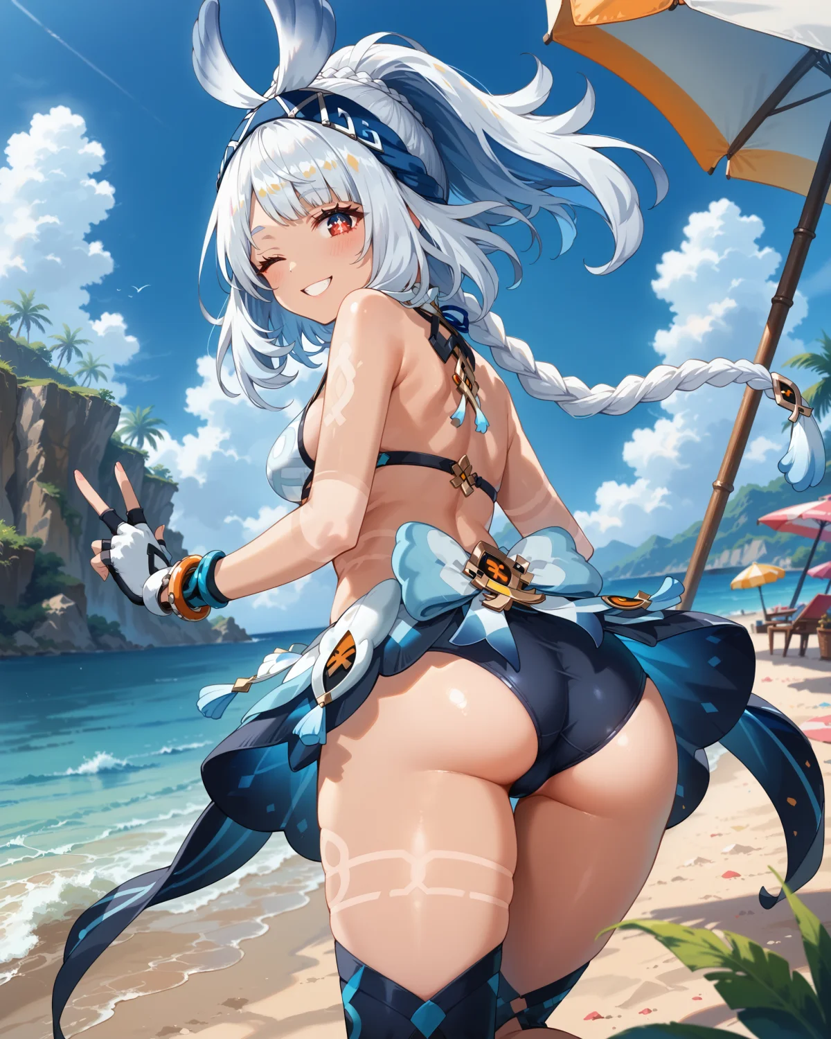 Mualani [Fucked On Beach] - Genshin Impact image 7