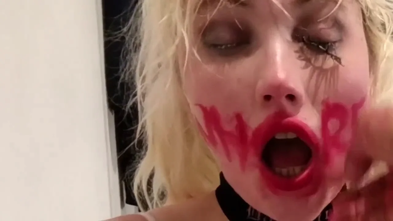 Teen Misha Extreme BBC Throat Fucking, Degraded and Slapped image 2