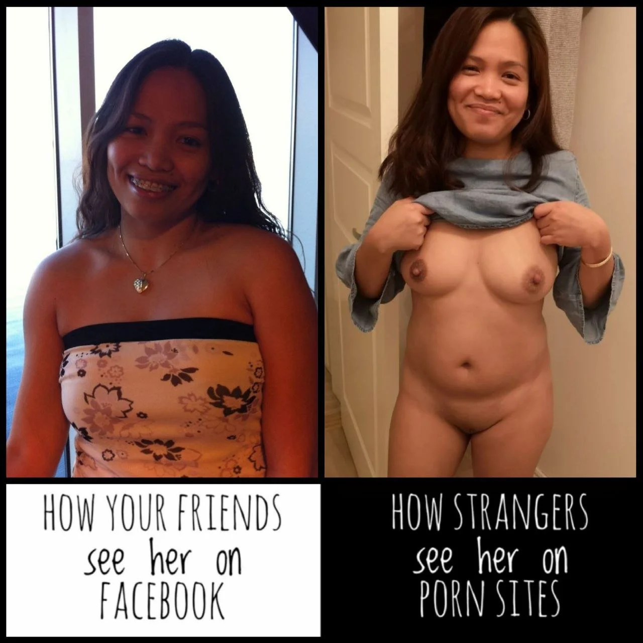 Filipina Apple short clip collages image 4