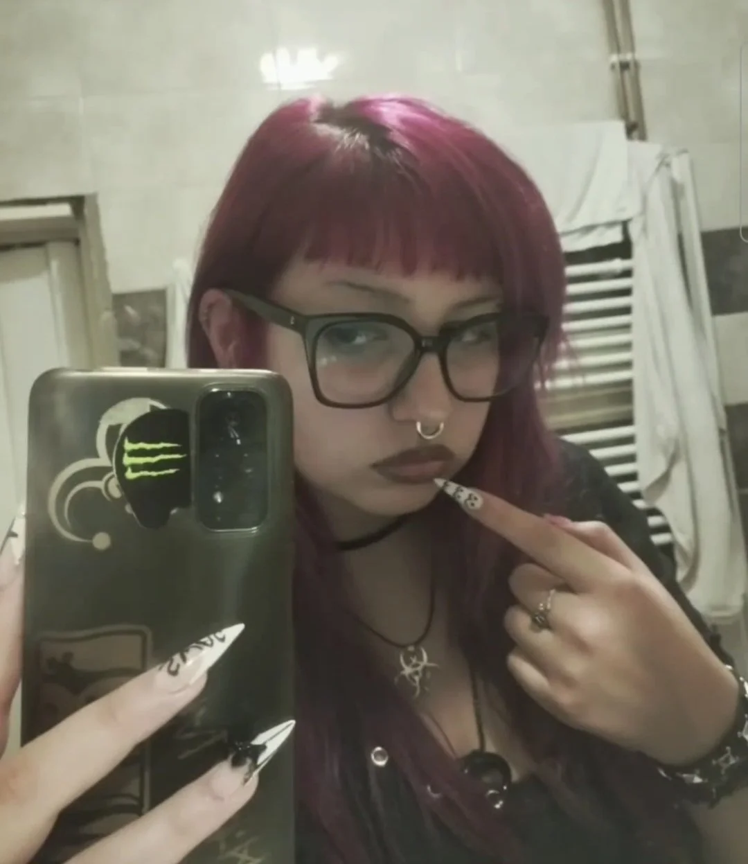 Hot goth cousin from Croatia IRL image 2