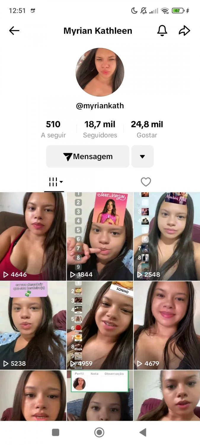 vazou myrian Kathleen do tiktok image 2
