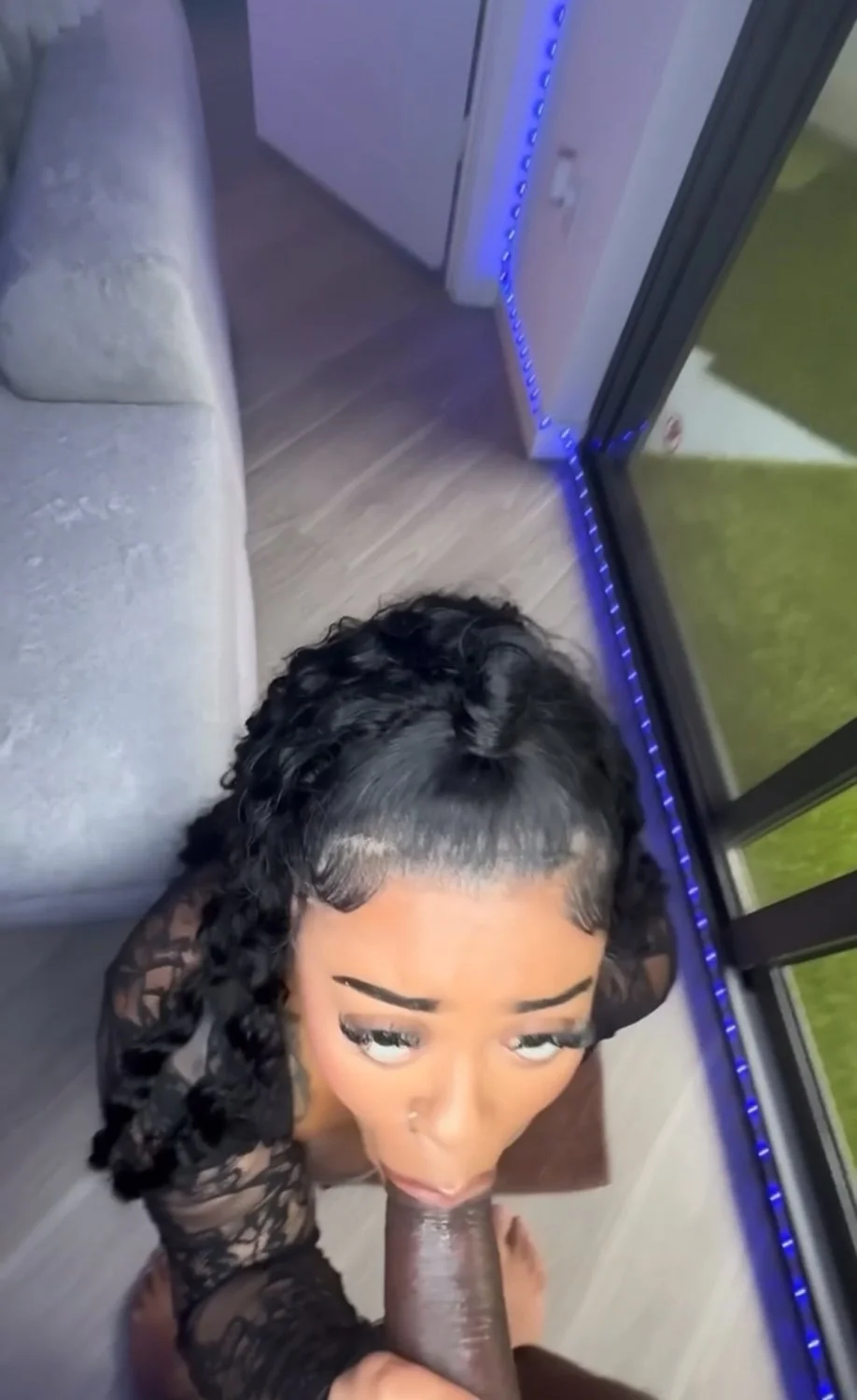 EBONY STRIPPER BBC BLOWJOB THROAT GOAT TASTEOFSTARR STARRSFANTASY image 5