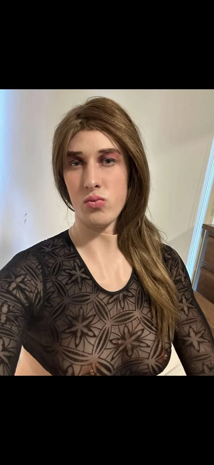 Perfect white sissy Chloe needs validation from real men image 3