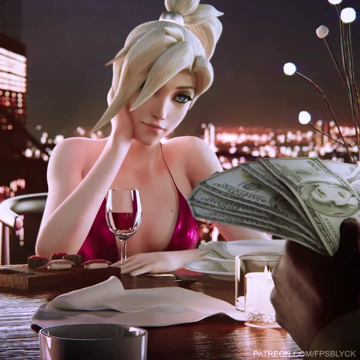[Overwatch] Mercy paid for sex after 1st date main image