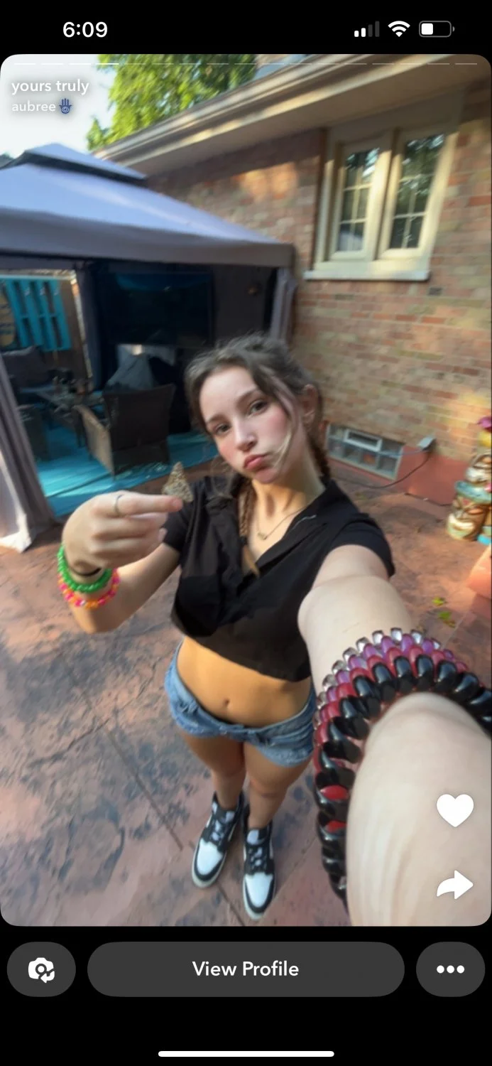 Sexy goth college girl image 2