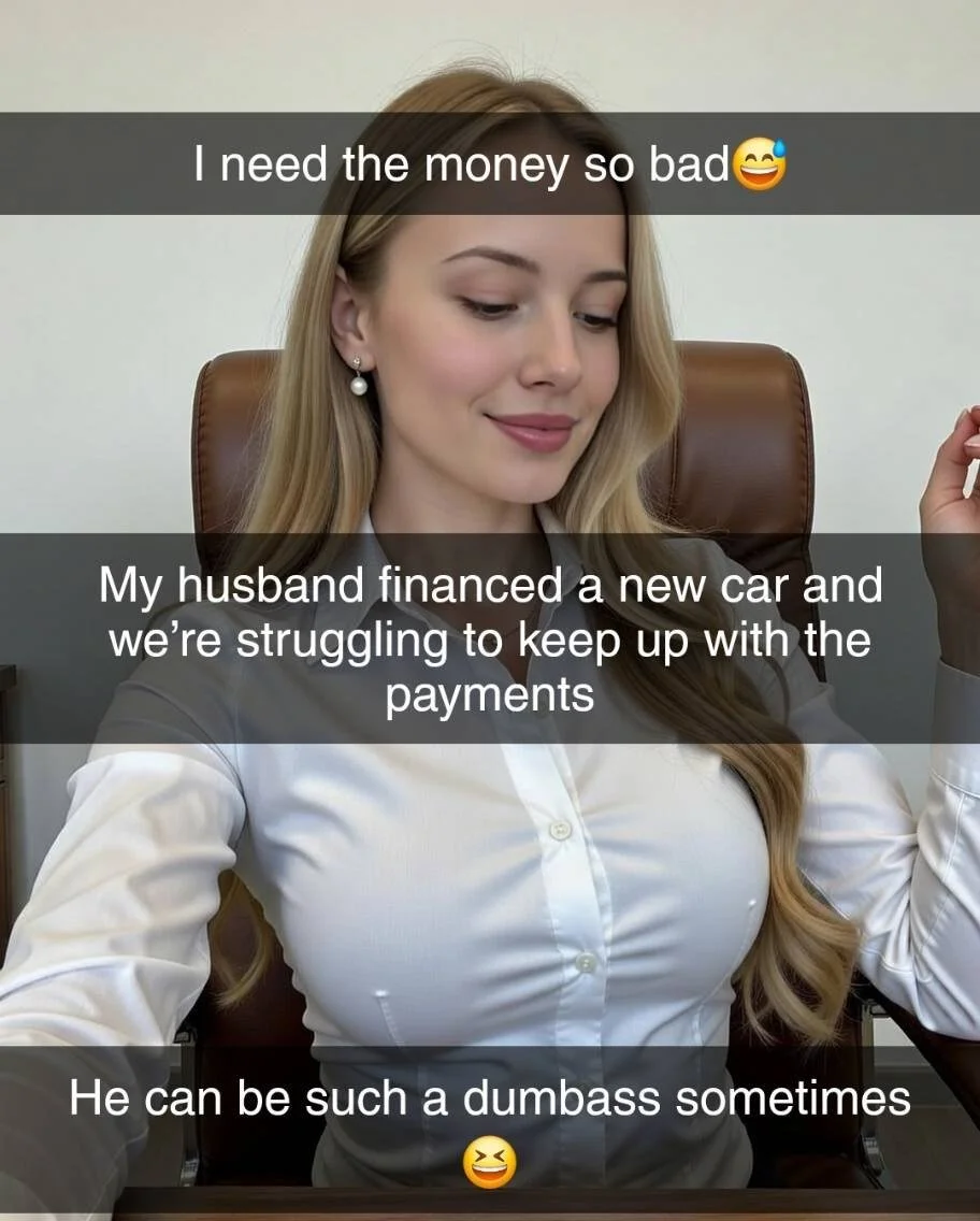 Wife wants the Promotion Part 1 Snapchat Cheating Caption Story image 3