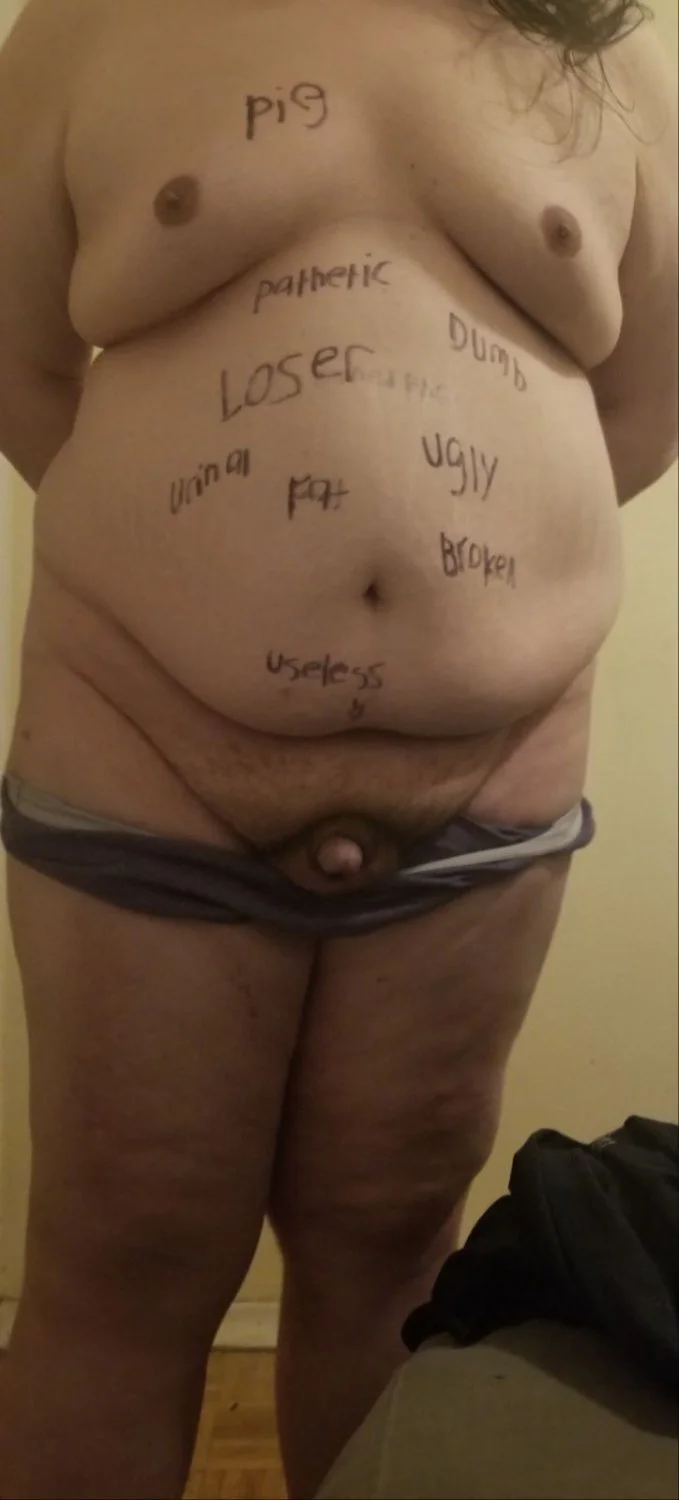 Disgusting virgin trans pig image 3