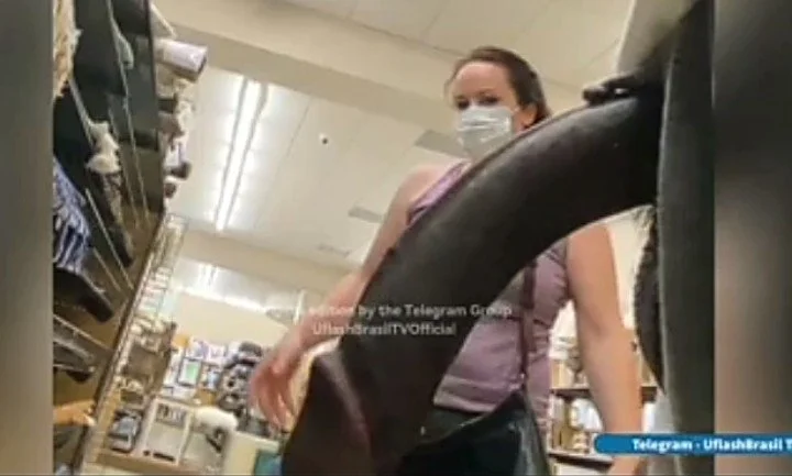 Dick out while shopping next to a stranger image 4