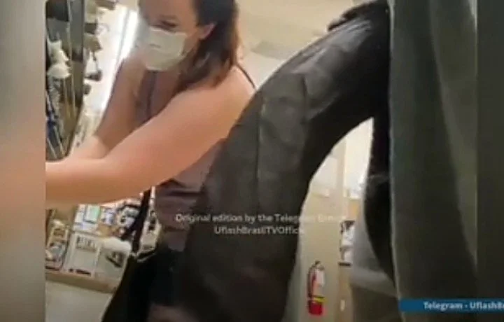 Dick out while shopping next to a stranger image 5