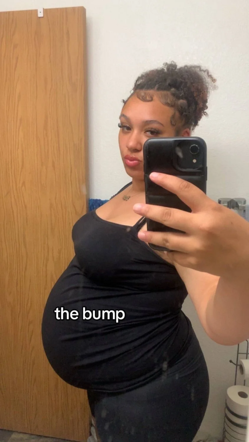 Pt3 of the slutty preggo bitch Desi image 9