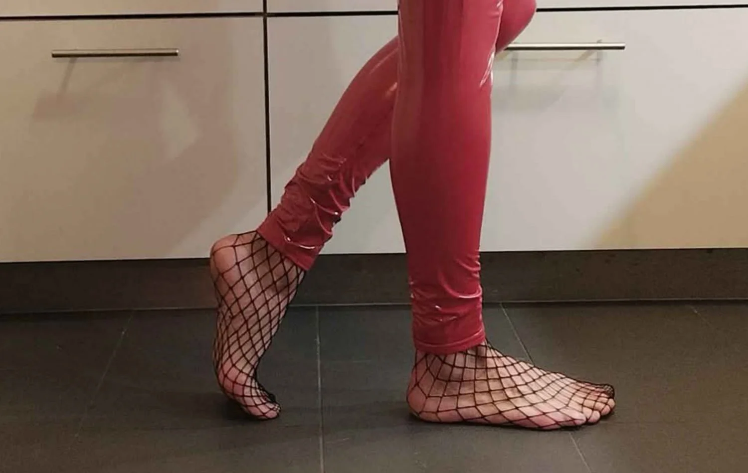 Skinny Feet in Fishnets 🦶🏼😋 image 2