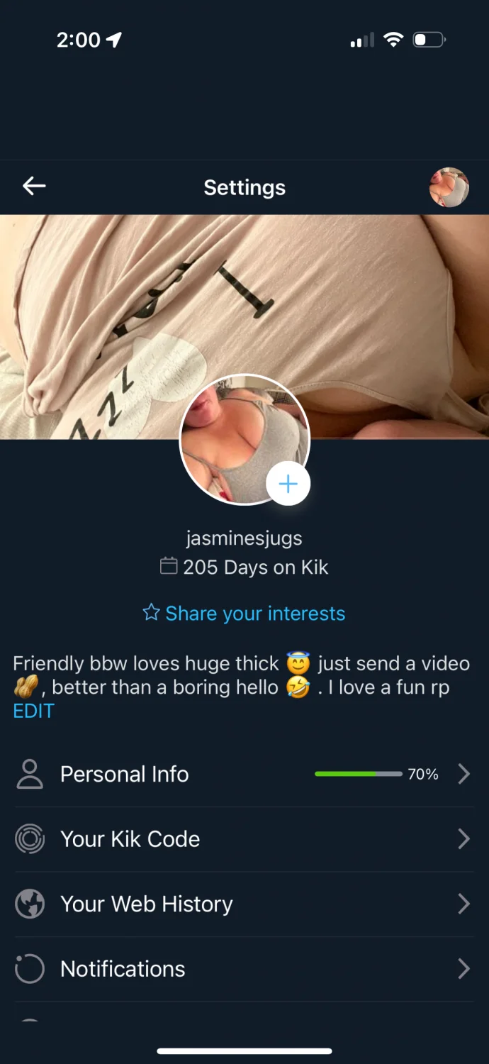 Exposed BBW Slut JasmineJuggs on Kik image 27