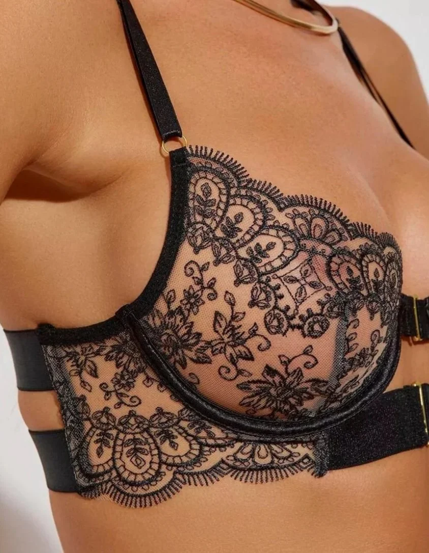 Sexy brunette lingerie image 10