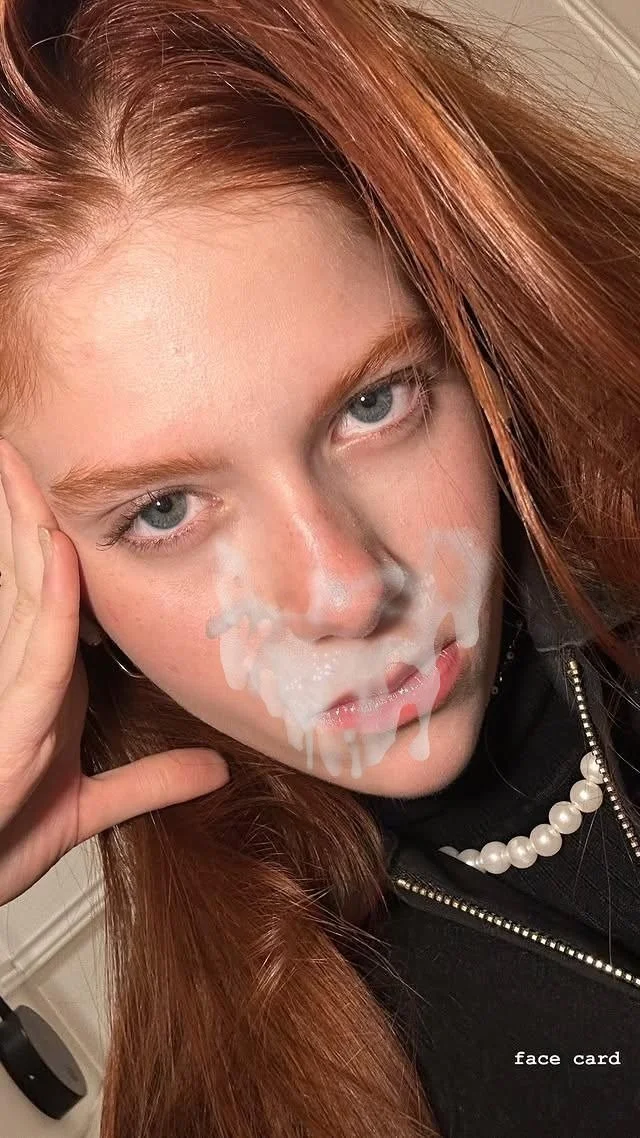 Novinha ruiva ama gozada na cara Duda Vaz redhead ginger Eduarda Vaz cumslut image 3