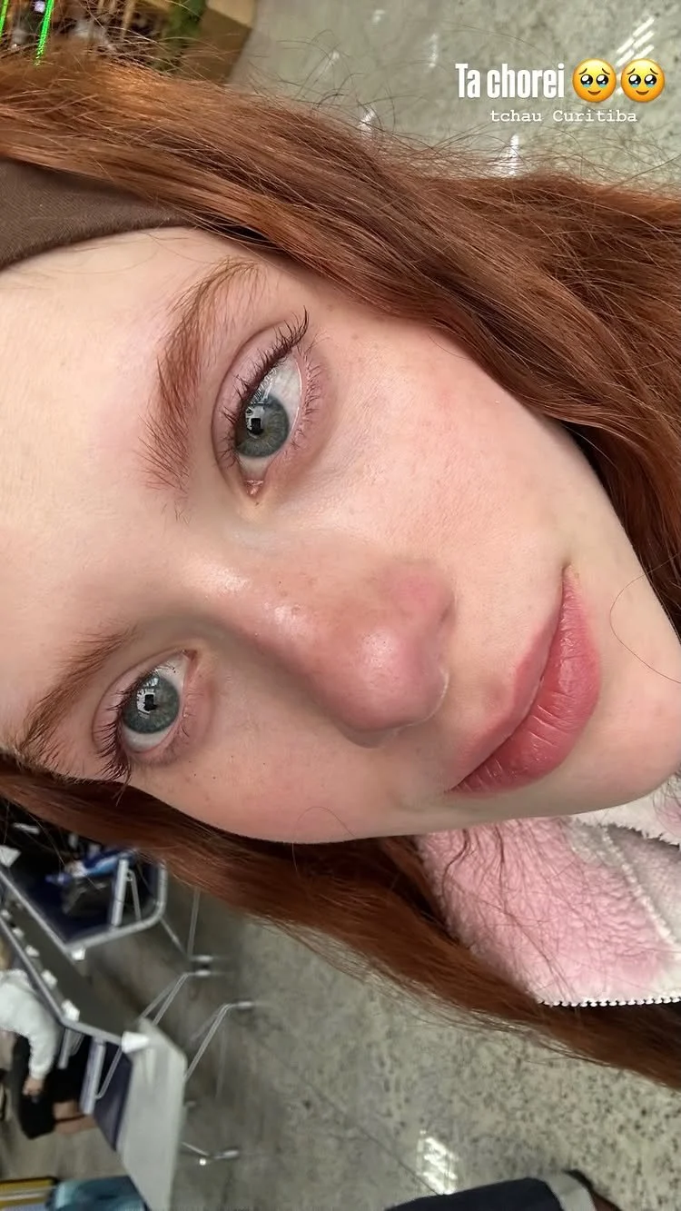 Novinha ruiva ama gozada na cara Duda Vaz redhead ginger Eduarda Vaz cumslut image 7