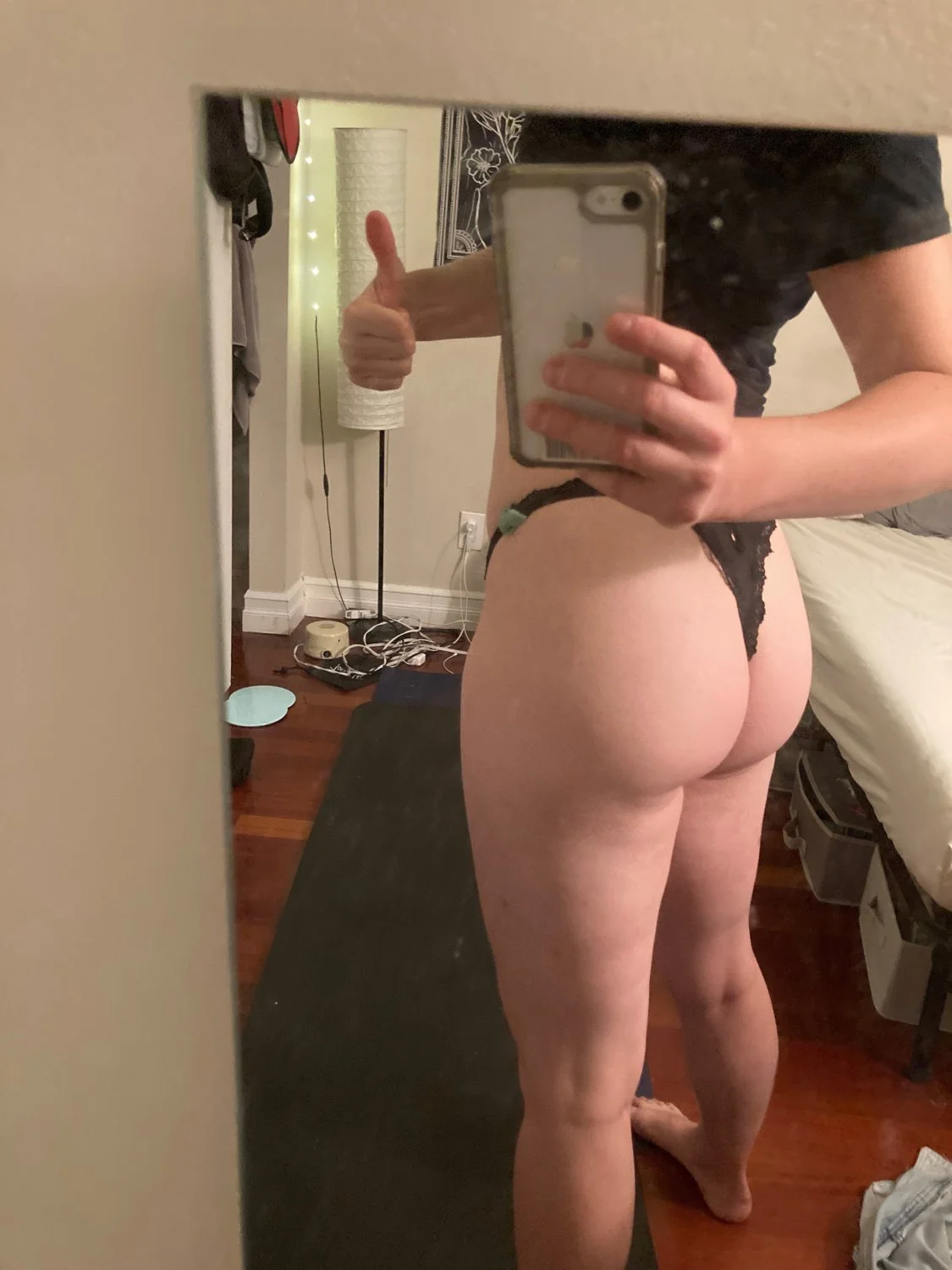 Perky Tits and Beautiful Bush Masturbating Hairy Pussy image 9