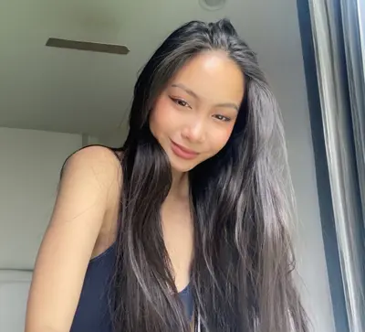 Busty asian teen sucking small cock cover image
