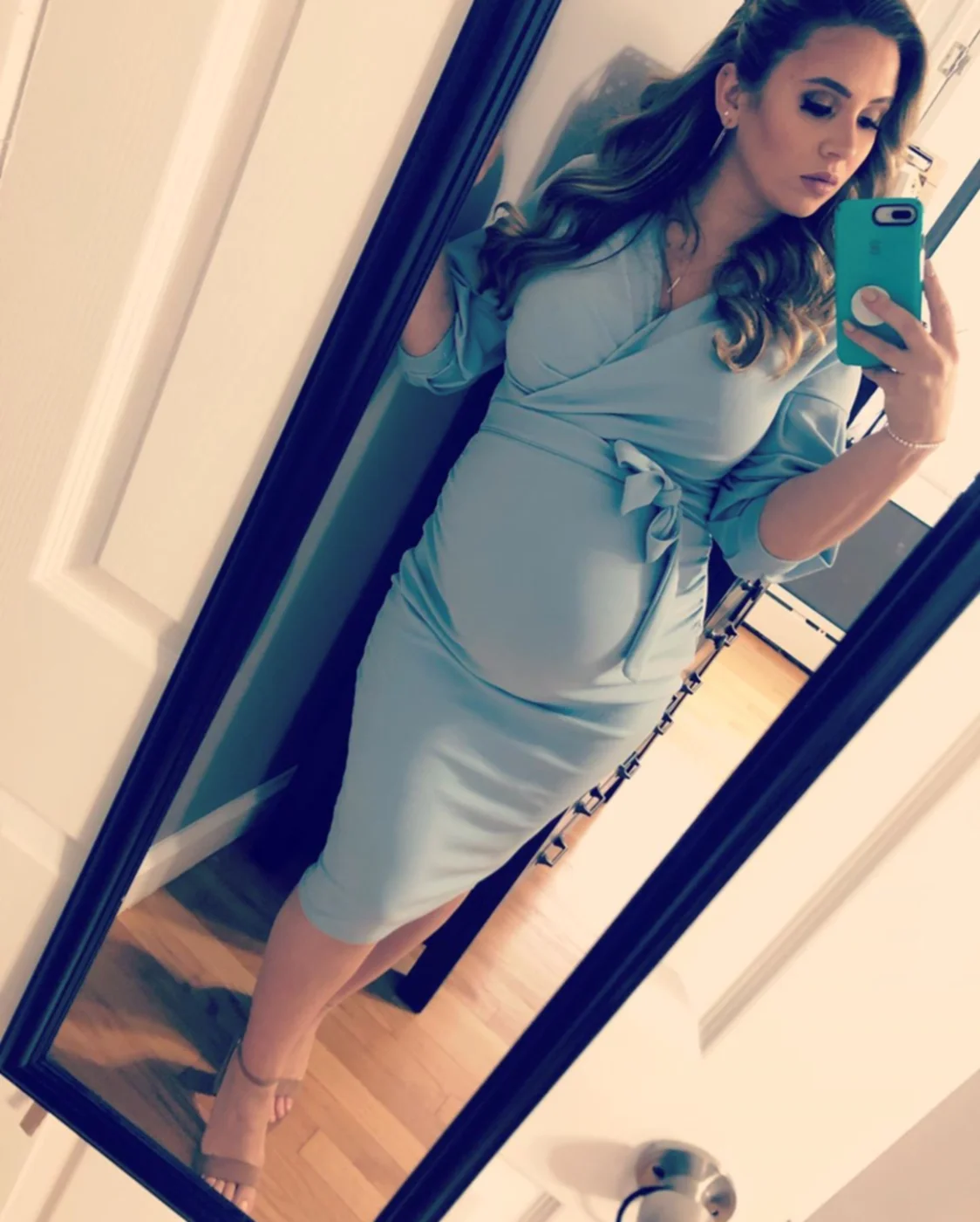 Jen’s Big Pregnant Belly image 2