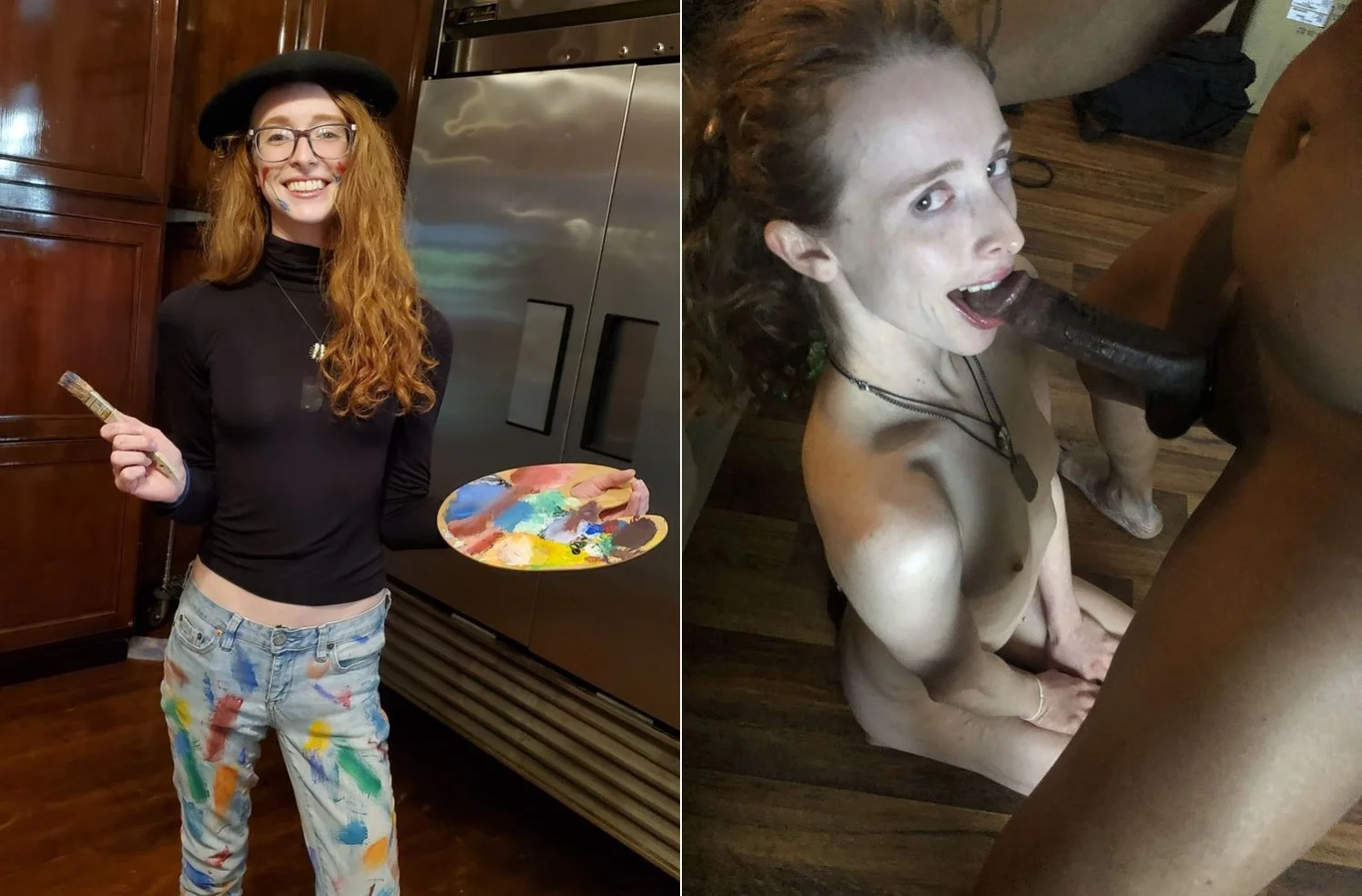 Skinny Redhead loves dick and has a slutty past image 4