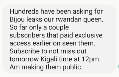 Bijou, stay tuned for tomorrow 12pm Kigali time. Comment "waiting" if you want early access cover image
