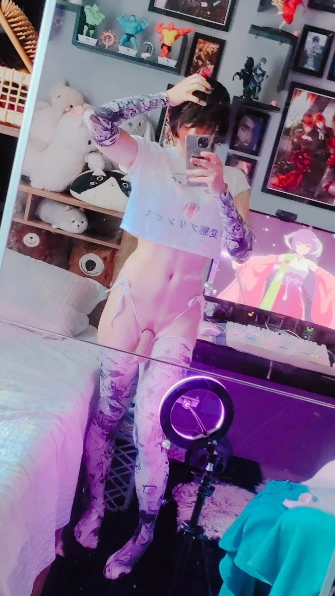 gorgeous femboy twink - one of the most beautiful boys i've ever seen - hanyuuuwu image 9