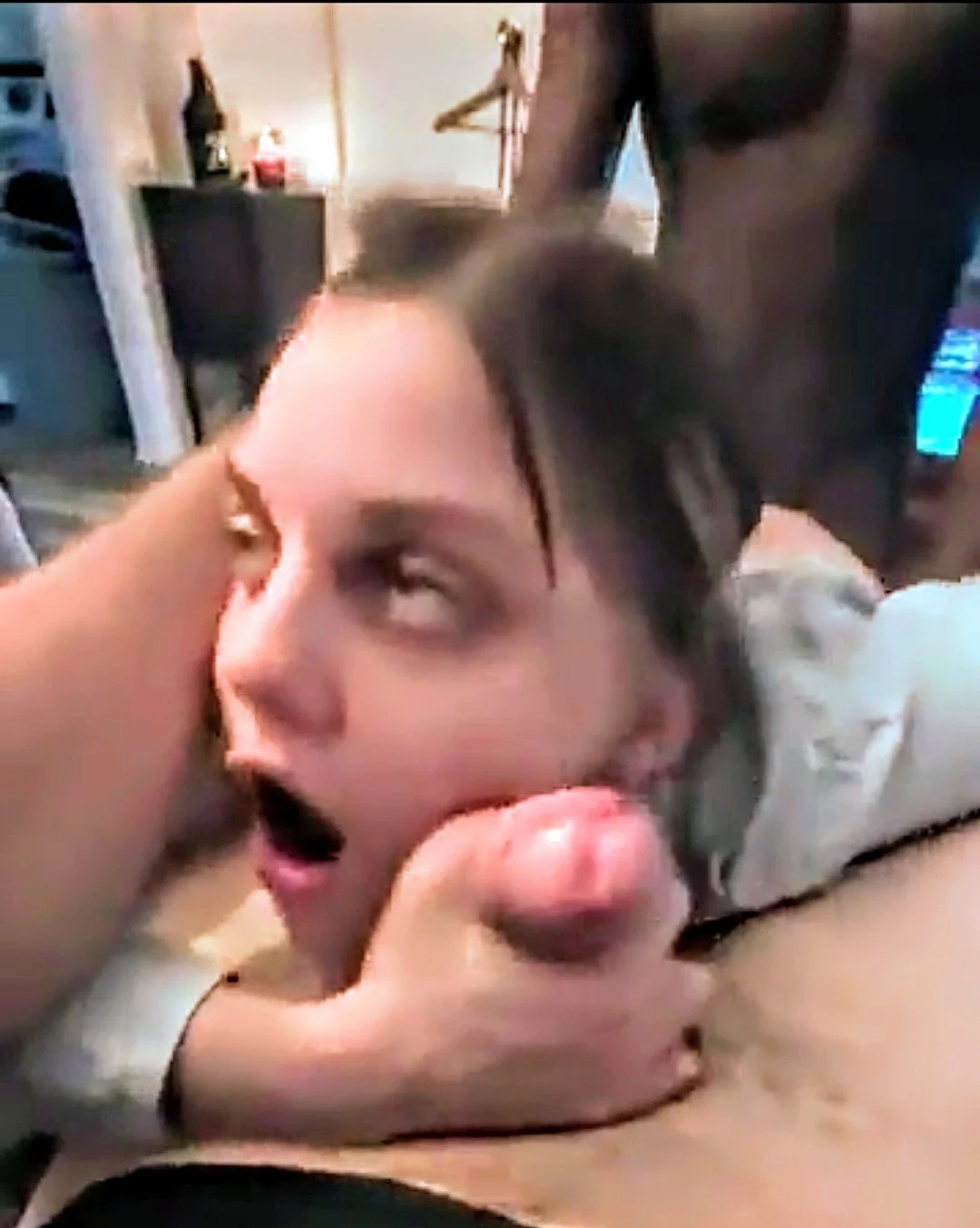 She doesn't want the white cock. image 1