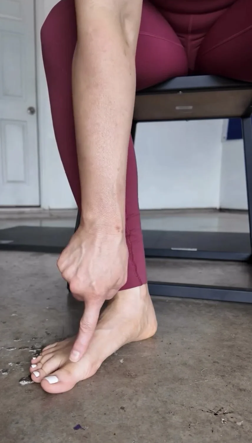 Feet creep on yoga instructor image 10