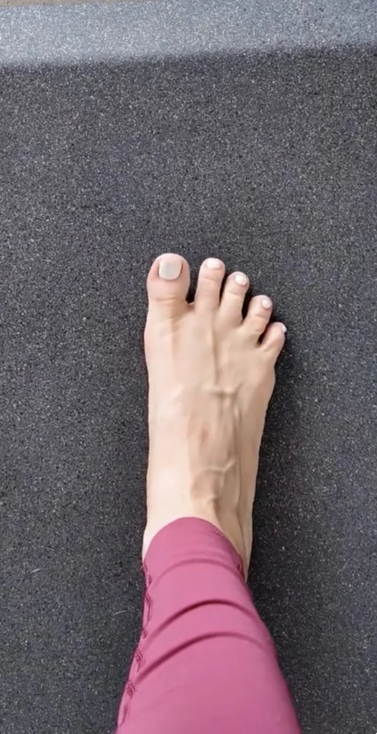 Feet creep on yoga instructor image 3