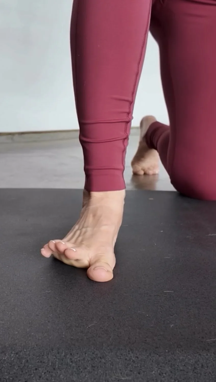 Feet creep on yoga instructor image 9