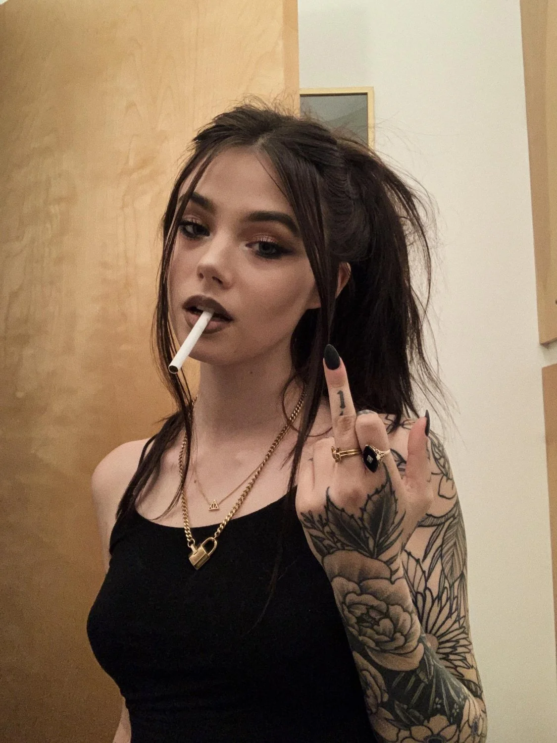Bust A Nut To A Hot Goth Girl image 31